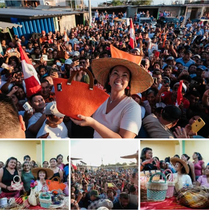 Victor27547416's tweet photo. Gran Multitud!
Catacaos y la fuerza de sus artesanas, de su gente trabajadora que no pierde la esperanza de ver cambios. Gracias por la confianza y por toda esa energía que nos impulsa a seguir adelante para devolverle el orden al Perú. https://t.co/9P3KJTiAAq