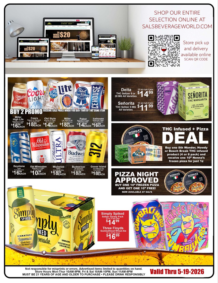 Sals Beverage World tweet media
