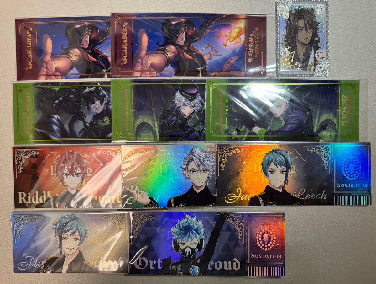 ___rooon's tweet photo. ツイステ 寮服 ビッグクリアカードコレクション ブレイジングジュエル ブレジュ 交換

譲: リドル エース デュース トレイ ケイト ラギー ジャック アズール ジェイド フロイド ジャミル オルト マレウス シルバー セベク

求: 寮服 レオナ

○初回様プロカ必読
○郵送1:1~可 まとめて優先 https://t.co/PHRfi5FVQu