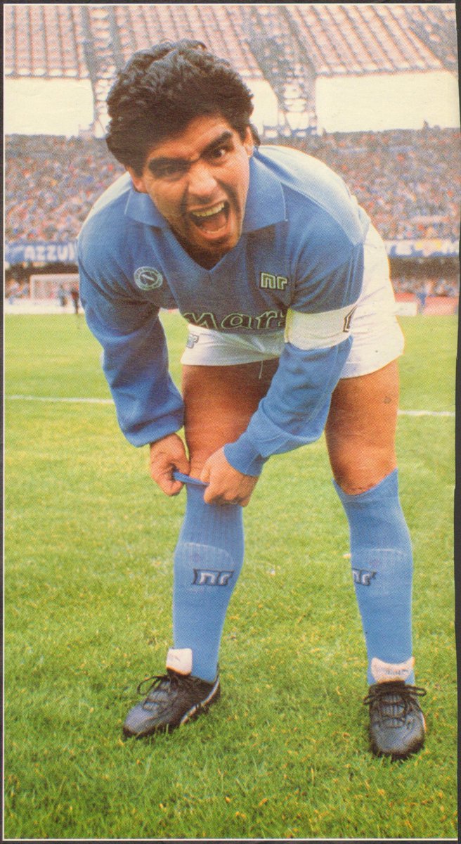 OldSchoolPanini's tweet photo. Diego - Napoli (May 1990) https://t.co/11OWs1q5Rz