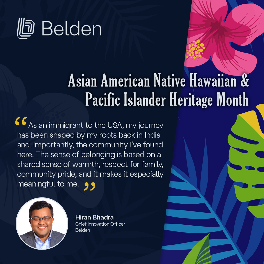 BeldenInc's tweet photo. We continue to celebrate #AANHPIMonth. Guided by #PowerInUnity: Strengthening Communities Together," we’re proud to empower every voice. Check out this spotlight of Hiran Bhadra &amp; the story that inspire us all. Together, we are #CreatingPossibilities. https://t.co/0Uy92LDLTT