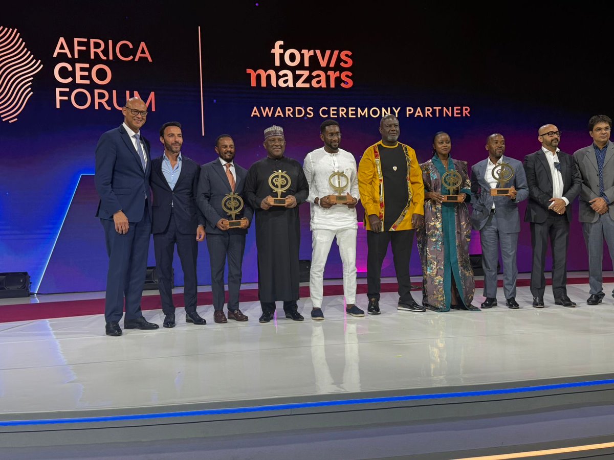 BTBizenu's tweet photo. A proud and meaningful milestone for our family and for East African Holding. We are honored to have been recognized at the Africa CEO Forum, with my son @MichaelBizenu receiving the award on our behalf.

This achievement reflects the sustained efforts of our management team and the valuable contributions of all those who have been part of this journey. It stands as a testament to what can be accomplished through disciplined execution, resilience, and a long term vision.

It also reinforces our long-standing aspiration to grow into a regional and global enterprise, an ambition that is increasingly aligned with the new economic policy direction of our country. We trust that such progress will be recognized and supported by policymakers as we continue contributing to industrial growth and transformation.