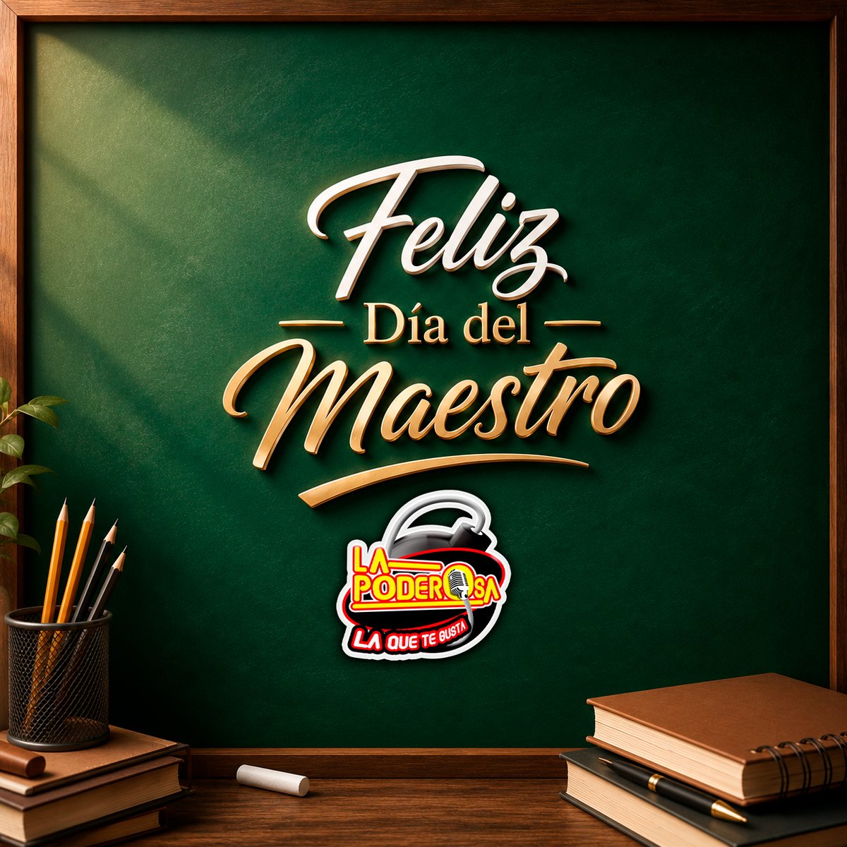 lapoderosalg's tweet photo. Hoy reconocemos a quienes enseñan, inspiran y dejan huella para toda la vida. 📚✨

Gracias a todos los maestros y maestras por su dedicación y por ayudar a construir un mejor futuro. 🙌

¡Feliz Día del Maestro! 🍎🎉

#FelizDiaDelMaestro https://t.co/vd53g5wCt1