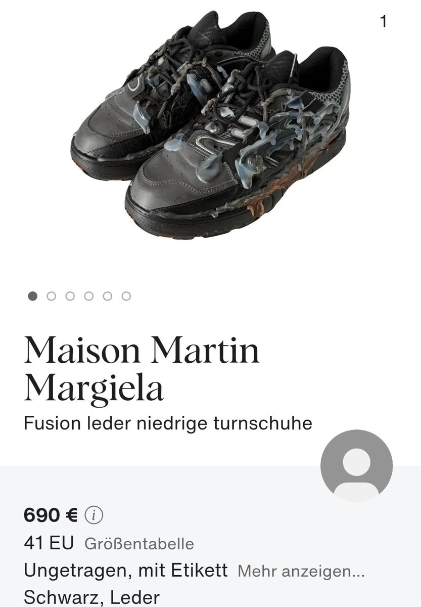 therealbadroc's tweet photo. @BigBudDeluxe Die feinen Herren würden sogar vollgewichste Schuhe tragen, wenn Balenciaga oder Maison Margiela draufsteht. Hauptsache teuer.

Die Schuhe: https://t.co/yATpE5MGP8