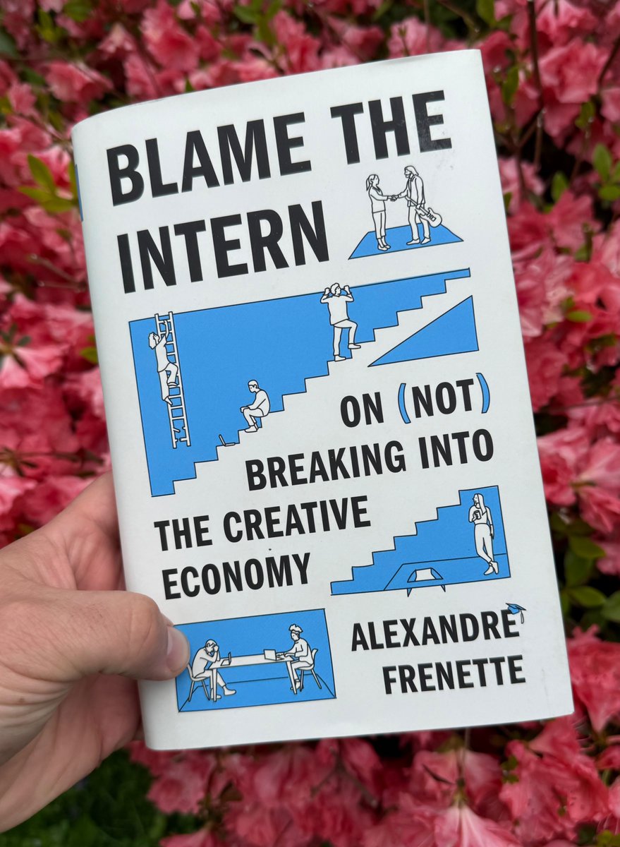 wynnsociology's tweet photo. Absolutely thrilled to have just finished reading Alexandre Frenette's new book on internships as the shaky fulcrum between the culture industries and higher education. This banger is rich, expansive, and for anyone who's interested in the arts + higher education! https://t.co/RVrIa0pQPM