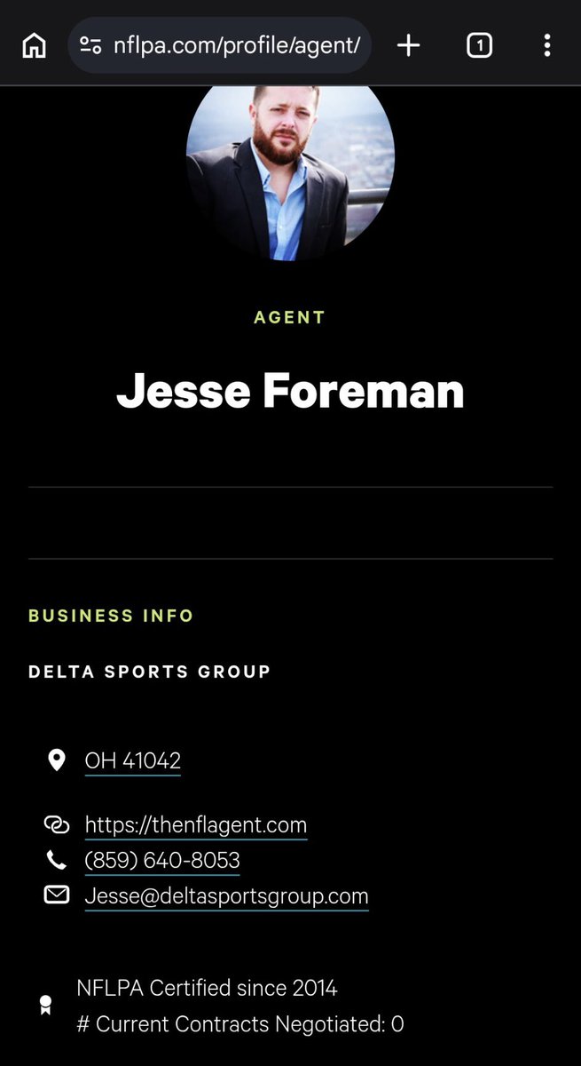 SavannahLMaddox's tweet photo. In the words of Rick Flair "If you wanna BE the man, you gotta BEAT the man! WHOOOO"

Jesse Foreman has not beaten, and will not beat the man…@SteveDoanLaw.

So why does he have “State Rep KY” listed in his bio?

While we’re on the topic, the NFL Players Association is showing that he has “0 Current Contracts Negotiated,” so is he really an agent?

We need honest leaders, not fakes, in Frankfort.