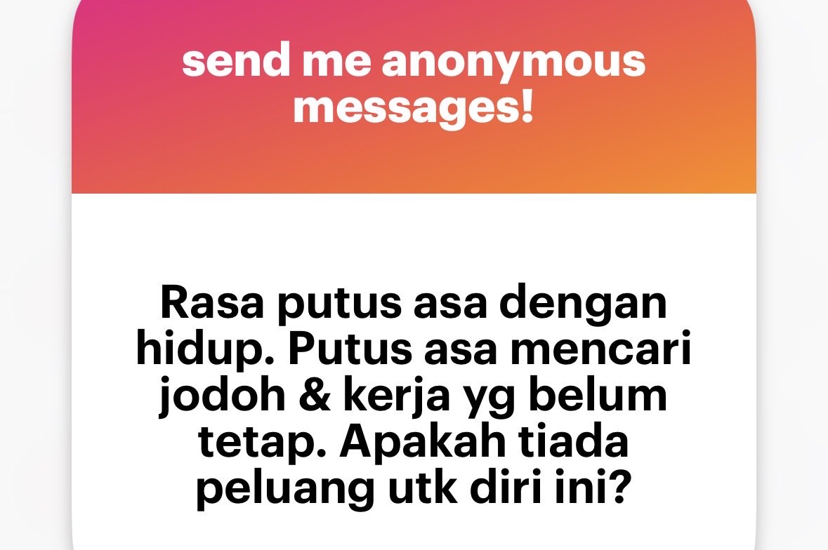 mnasrullah00's tweet photo. Dunia lebih luas daripada sekitar jodoh dan pekerjaan.

Terokalah, dapatkan ketenangan dan kesyukuran pada-Nya. https://t.co/ZgiTsQrEyR
