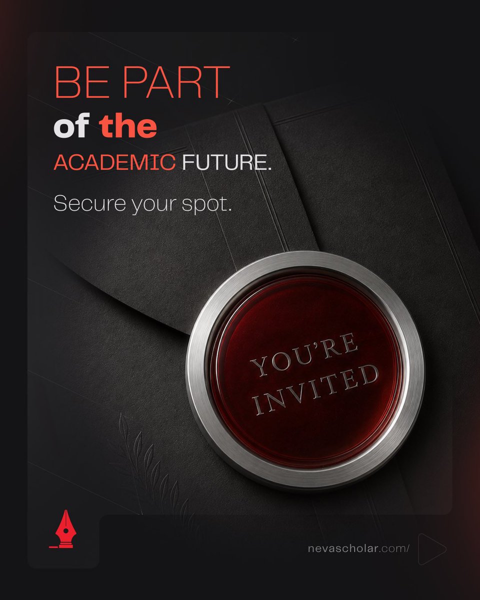 Neva_Scholar's tweet photo. Ready to be part of the future of academia? A platform that pushes boundaries and turns researching into an art form is waiting for you. Secure your spot now and be one of the first to experience the change.
#NevaScholar #AcademicFuture #Innovation #ResearchRevolution https://t.co/JRNmWxlWm3