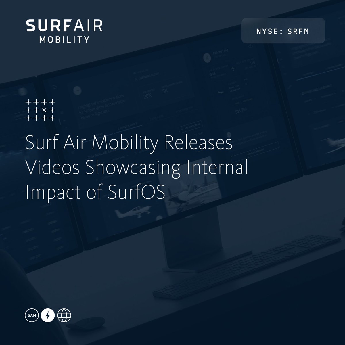 SurfAir's tweet photo. Surf Air Mobility Releases Videos Showcasing Internal Impact of SurfOS $SRFM

Read more: https://t.co/QyD37C1XfK https://t.co/8nvnHix74n