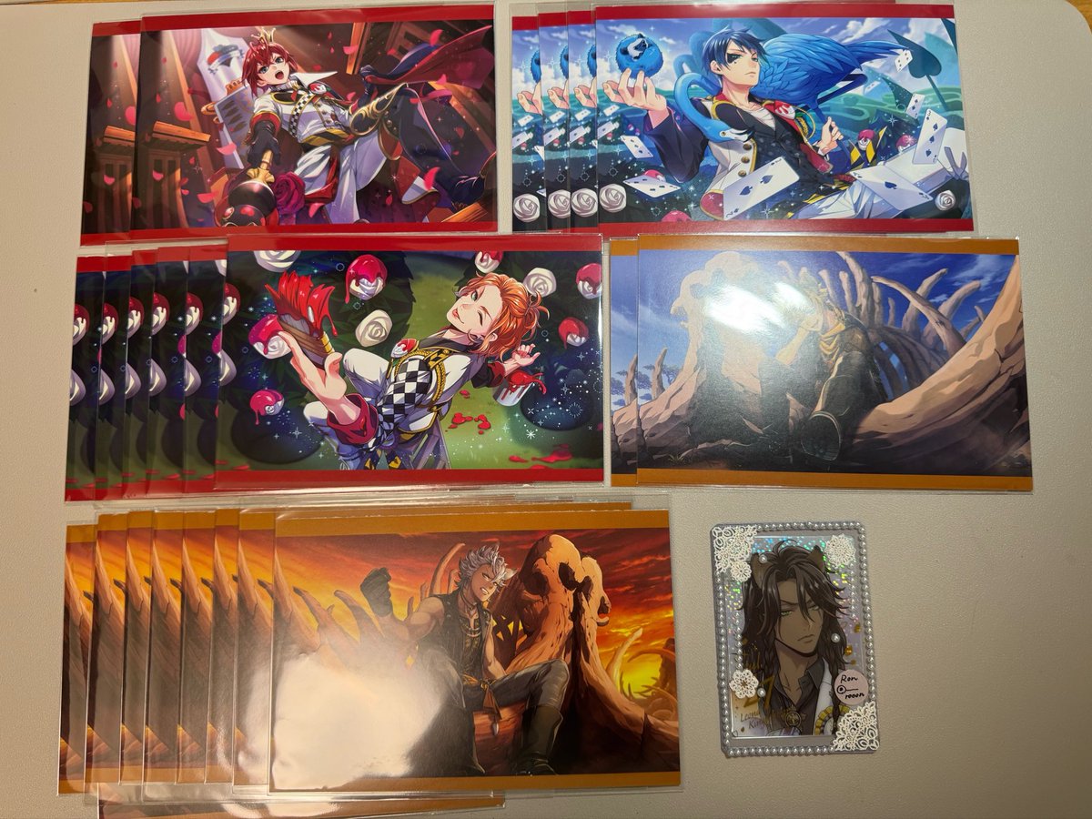 ___rooon's tweet photo. ツイステ 交換 譲渡 買取 イラストカードブック 寮服 ポスカ 

譲: リドル デュース ケイト ラギー ジャック* アズール フロイド ヴィル* エペル オルト* シルバー

求: レオナ (友人分)リリア

○初回様プロカ必読
○まとめて優先、一部レオナとの交換のみ
○記号付きは譲渡可、レオナは買取中 https://t.co/M1sYZe1IkS