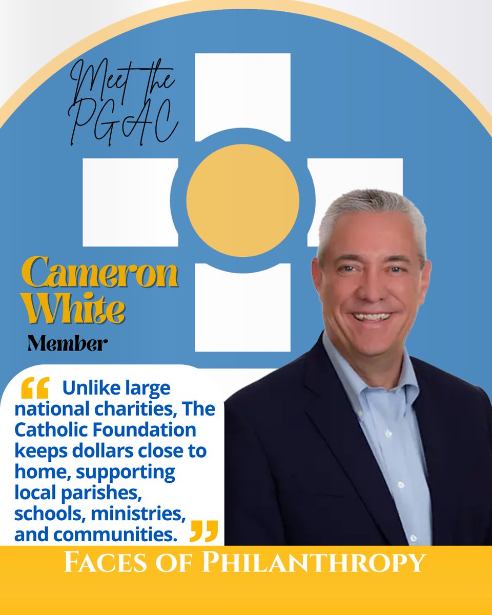 cf_ocf's tweet photo. We’re excited to spotlight Cameron White, a member of our Planned Giving Advisory Council and a parishioner at Holy Family Catholic Church.

Read Cameron’s full Faces of Philanthropy Q&amp;A and discover what inspires his heart for giving: https://t.co/1YeBti5y9j https://t.co/rEDXeD9pjK