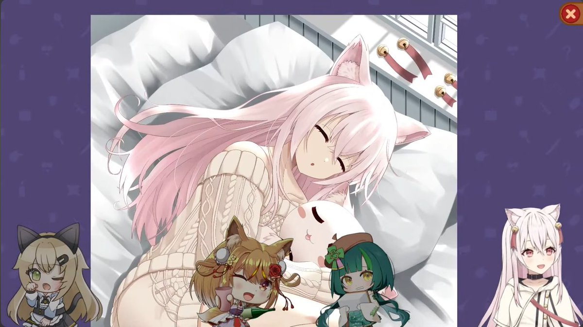「ACHIEVEMENTS໒꒱‧⁺ この度、お友達Vtuberのすもももこちゃん4」|かぐつち🦊⛩️Kagutsuchi Ch.🦊バーチャルクリエーターのイラスト