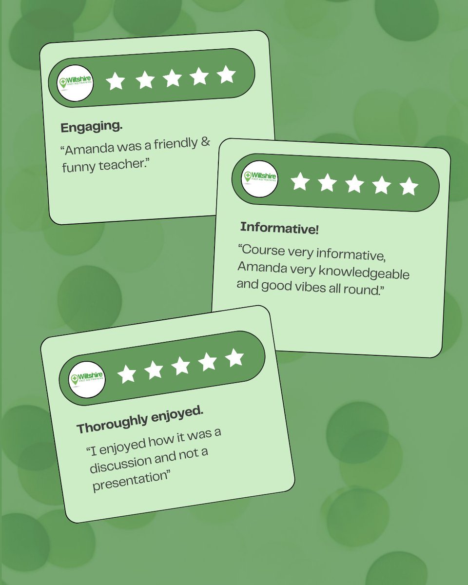 wiltfirstaid's tweet photo. Some incredible reviews from Yeo Valley Farms about their Health and Safety Training ⭐ 

👉 https://t.co/6jwF7jW2mu

#wiltshirefirstaid #review #testimonial #yeovalleyfarm #healthandsafetytraining #healthandsafetycourses #firstaidtraining #firstaidcourses https://t.co/s0Q323cd3F