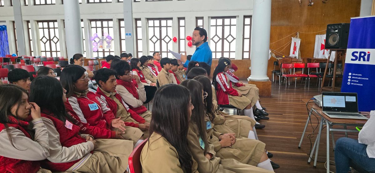SRIoficialEc's tweet photo. #SRIzonal3

Capacitamos a estudiantes de la U. E. Luis A. Martínez de la ciudad de Ambato sobre cultura tributaria con el objetivo de generar conciencia, responsabilidad y compromiso con el país. https://t.co/8q4EvcKCq4