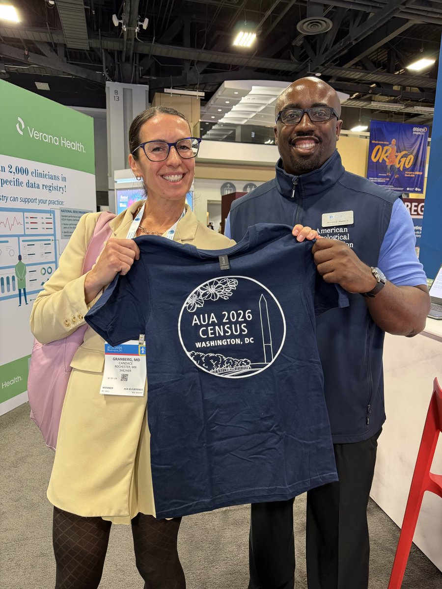 candacegranberg's tweet photo. Filled out the @AmerUrological census and got my annual #AUACensus shirt ✅💪

Head to the booth at the S&amp;T Hall! Only takes a few minutes, and helps assess needs &amp; shape the future of our specialty. 👊 https://t.co/DLoNR5wa8C