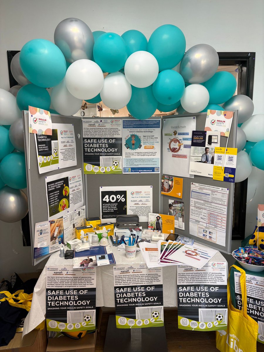 LizzyB731's tweet photo. Great week raising awareness of Insulin Safety at RGH @CwmTafMorgannwg  #InsulinSafetyWeek2026 https://t.co/KHNv1zDh1d