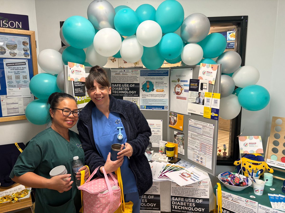 LizzyB731's tweet photo. Great week raising awareness of Insulin Safety at RGH @CwmTafMorgannwg  #InsulinSafetyWeek2026 https://t.co/KHNv1zDh1d