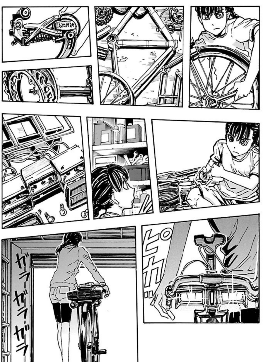 名探偵マーニー7巻より、自転車屋から見るとめちゃくちゃいいシーンが
