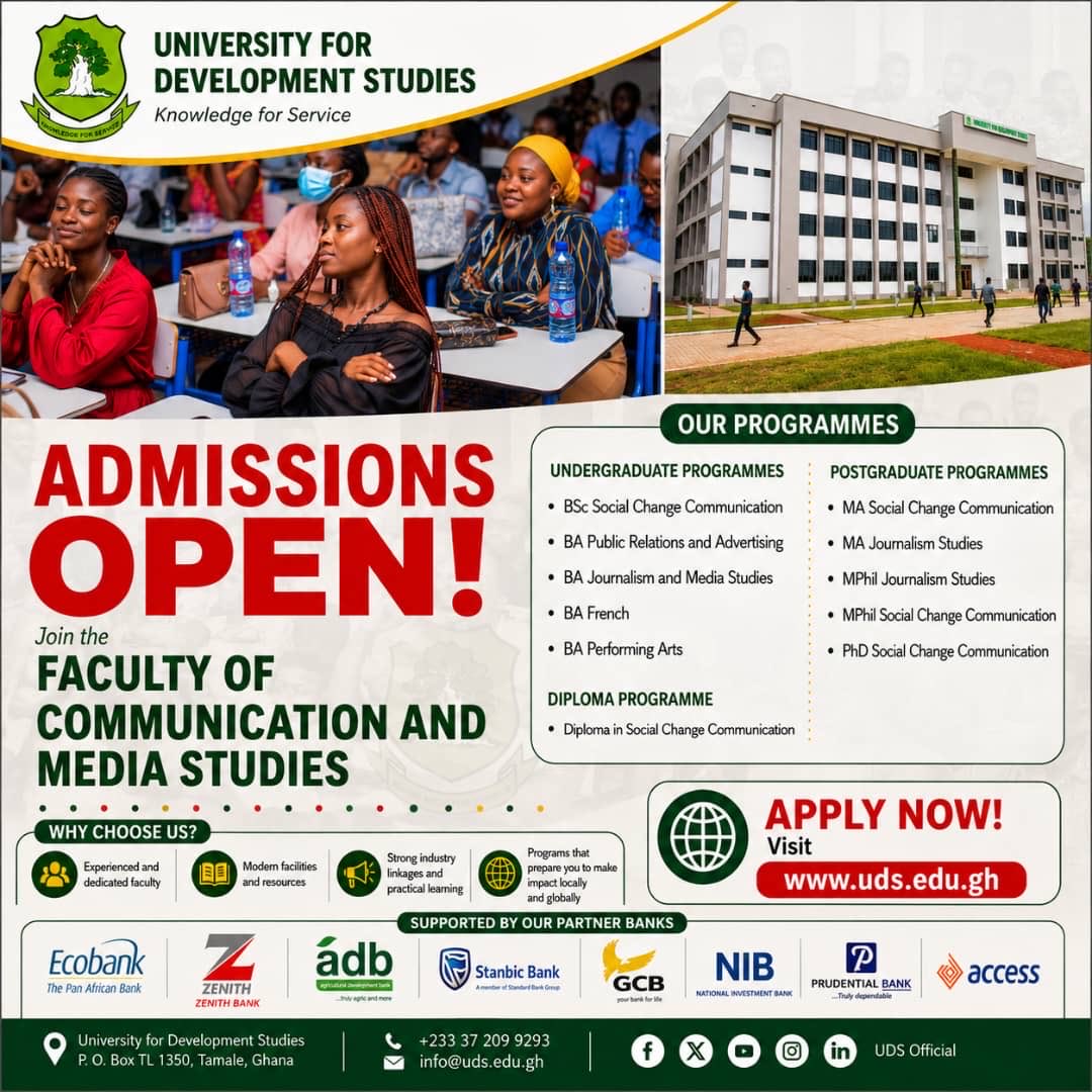 Uds Application Admissions Open! Study Communication & Media at the University for ...