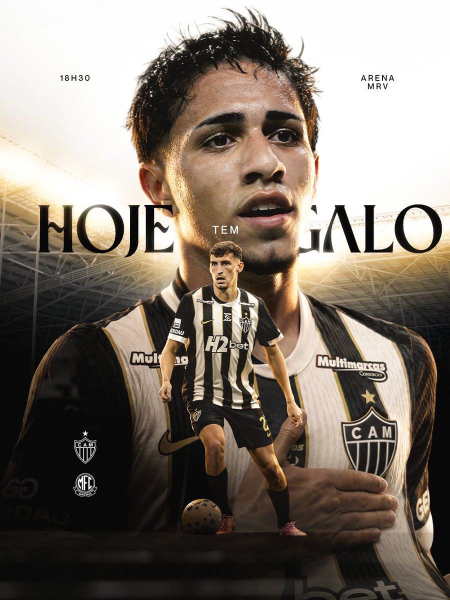 Atletico's tweet photo. ⚔️🇧🇷🏠 HOJE TEM GAAAAAAAAAAAAAAAAAAAAAAAAAAAAAAAAAAAALLLLLLLLLLLLLLLLLLLLLLLLLLLLLLOOOOOOOOOOOOOOOOOOOOOOOOOOOOOOOOOOOOO! 

⚽ Atlético x Mirassol
🏆 Brasileiro
⚙️ 16ª rodada
🕕 18h30
🏟️ Arena MRV
📺 @canalpremiere
🎥 Pré-jogo a partir das 16h30 na Galotv H2bet 

#HTG #CAMxMFC https://t.co/yLOCgs2fbI