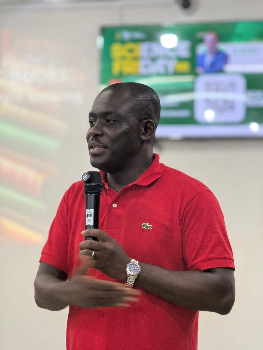 knust_library's tweet photo. KNUST University Librarian Dr. Bruce Lamptey emphasized science's role in development: “Today’s gathering reminds us that science is... about finding solutions to the challenges facing our communities, our nation, and the world.” https://t.co/uztk9bbpic