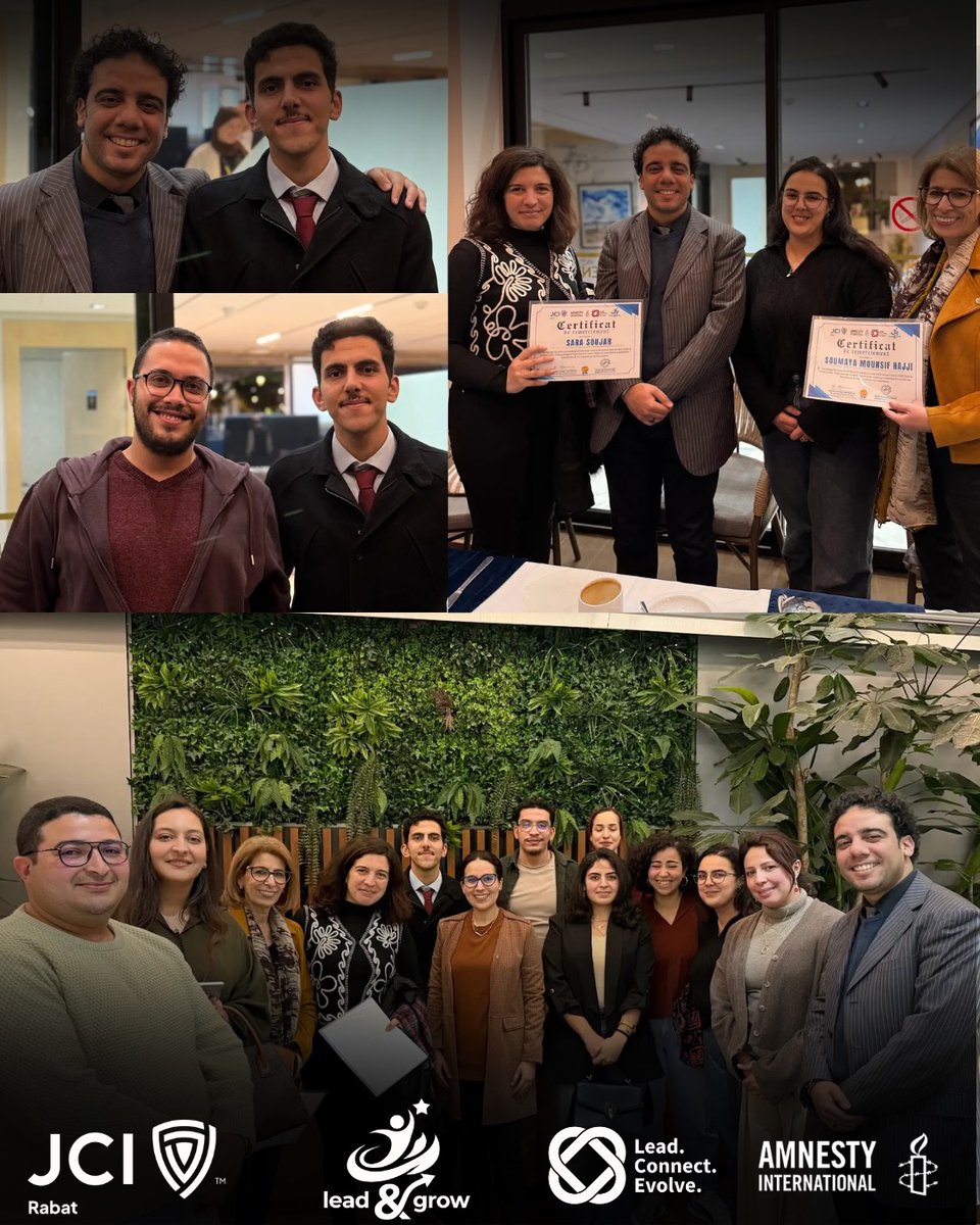 JCI_RABAT_'s tweet photo. Retour en images sur notre Café Talk 2026 ☕✨
Un moment de partage et d’échange marqué par de belles discussions durant ce Ramadan 🌙
Merci à tous les participants ainsi qu’à Amnesty International pour leur soutien 🤝🙌
#JCIRabat #CafeTalk2026 #RamadanVibes #AmnestyInternational https://t.co/RRmsqao61m
