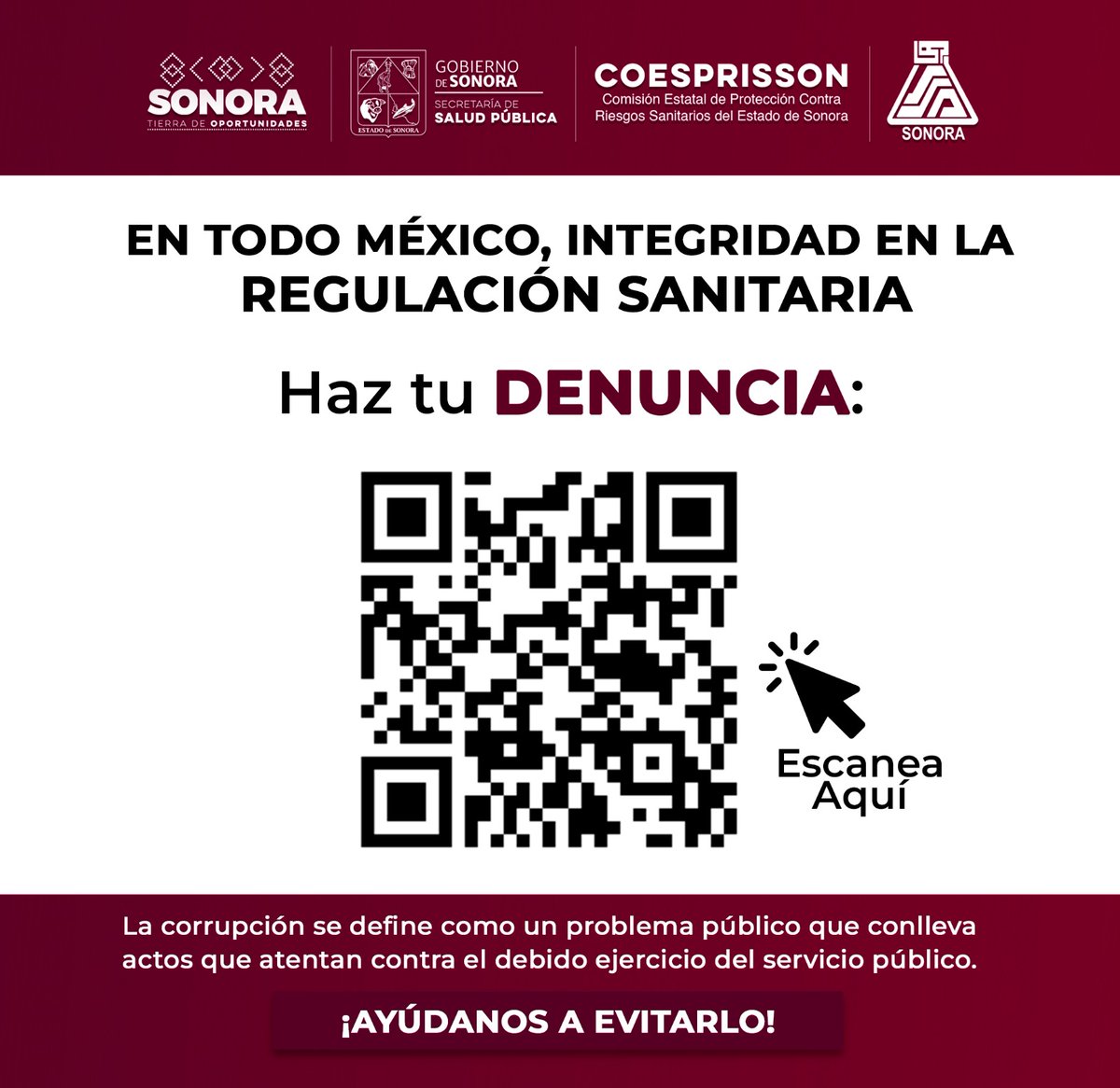 COESPRISSON's tweet photo. En #Coesprisson trabajamos de la mano con el gobierno federal de Sonora para construir un gobierno de ética e integridad en el servicio público. https://t.co/q77S2fryHY