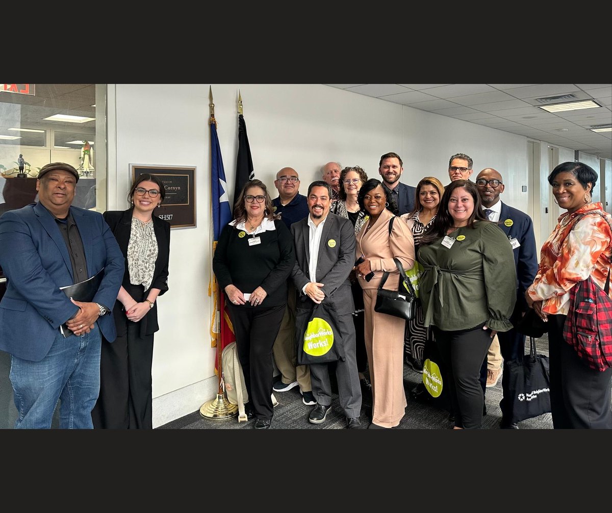 NWWaco's tweet photo. NeighborWorks Waco joined housing advocates in Washington, D.C. for the 2026 National NeighborWorks Association Legislative Day, encouraging congressional support for a $185 million investment in NeighborWorks America funding. Meetings included Congressman Pete Sessions. https://t.co/VbqlQrXedy
