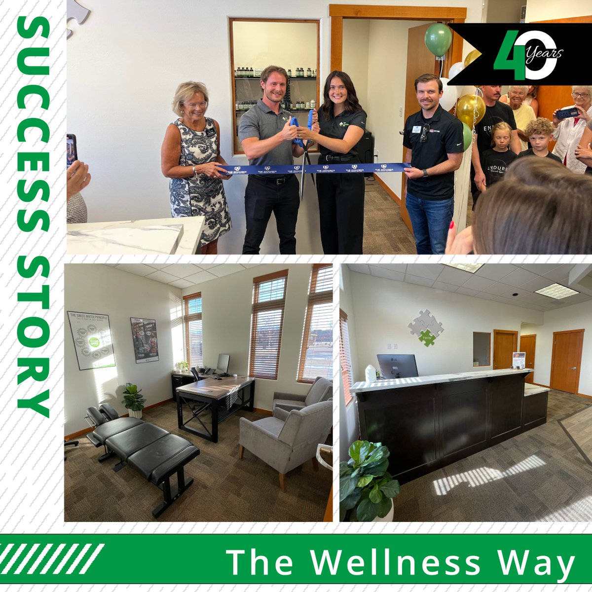 ND_SBDC's tweet photo. From vision to reality. Zach and Monica Landry turned a need for holistic, patient-centered care into @The Wellness Way Fargo. With support from the ND SBDC, they launched their chiropractic and wellness practice in 2025 and built a strong foundation for future growth. https://t.co/yre89XAg1s