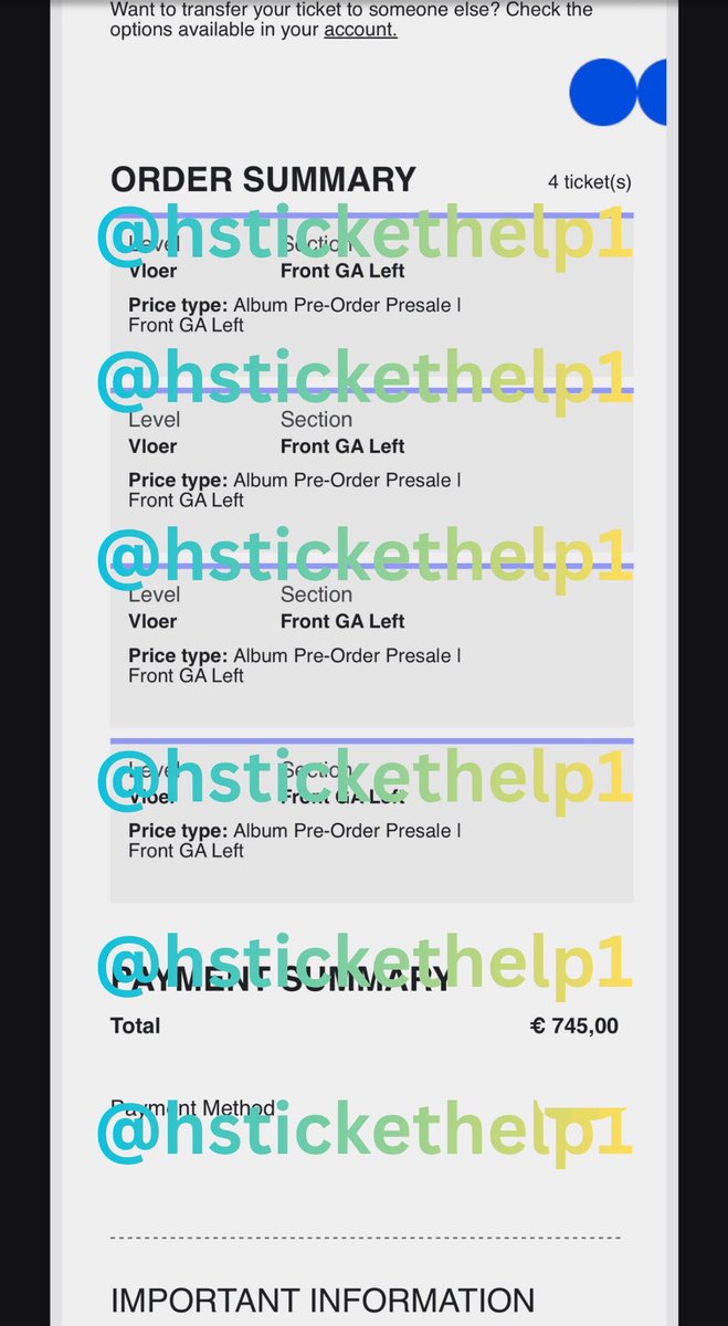hstickethelp1's tweet photo. Harry Styles’ Together, Together Tour- Amsterdam🇳🇱
- May 29th
- 1 ticket
- FRONT GA LEFT
- 185€ total (price verified &amp; includes G&amp;S fee)
- PayPal G&amp;S

DM @stretchyharry if interested!!!! https://t.co/dZE1ZTPE3u