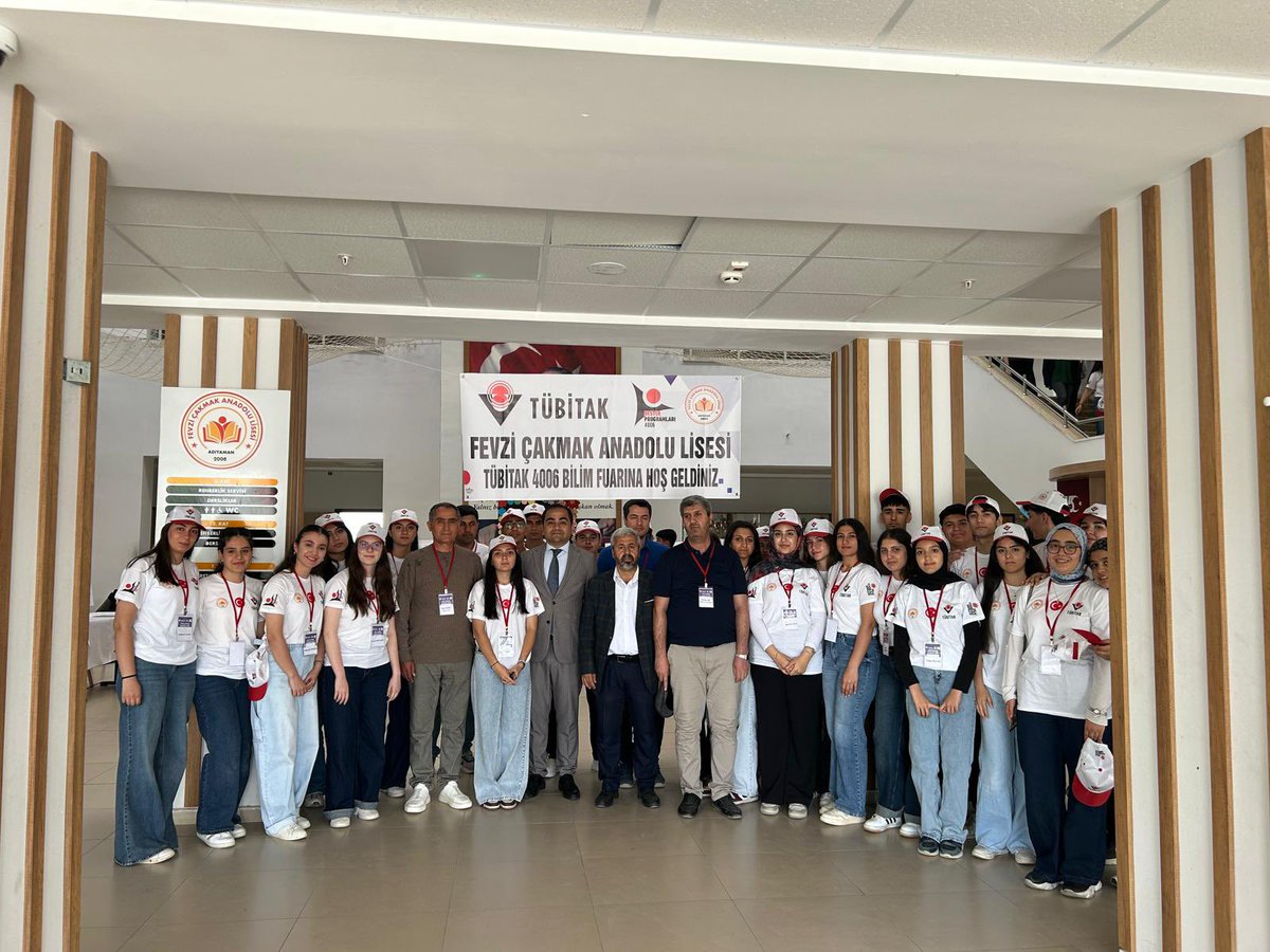 adiyamanarge's tweet photo. 📍Fevzi Çakmak Anadolu Lisesi TÜBİTAK 4006 Bilim Fuarı

TÜBİTAK 4006 Bilim Fuarı kapsamında, Fevzi Çakmak Anadolu Lisesi öğrencileri tarafından hazırlanan projeler sergilendi. https://t.co/NworIp7Hoe