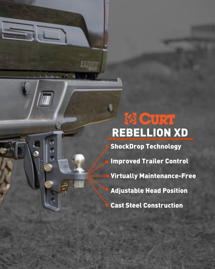 DFWCamper's tweet photo. When the road throws everything at you, be ready.​
 The CURT Rebellion XD Hitch delivers rugged durability and a smoother towing experience in one tough setup.​
​
#CurtMFG #TrustTheTowingExperts Call us today at (817) 461-3363
.
.
.
#Photography https://t.co/vEPgVasrfc