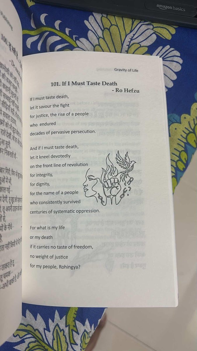 RoHefzu's tweet photo. One of my recent poems was published worldwide in volume 1 of Gravity of Life organized by @nexuspagespublishing .

Thanks @lathrimasuvi for the pic! https://t.co/9ByhdDIYTW