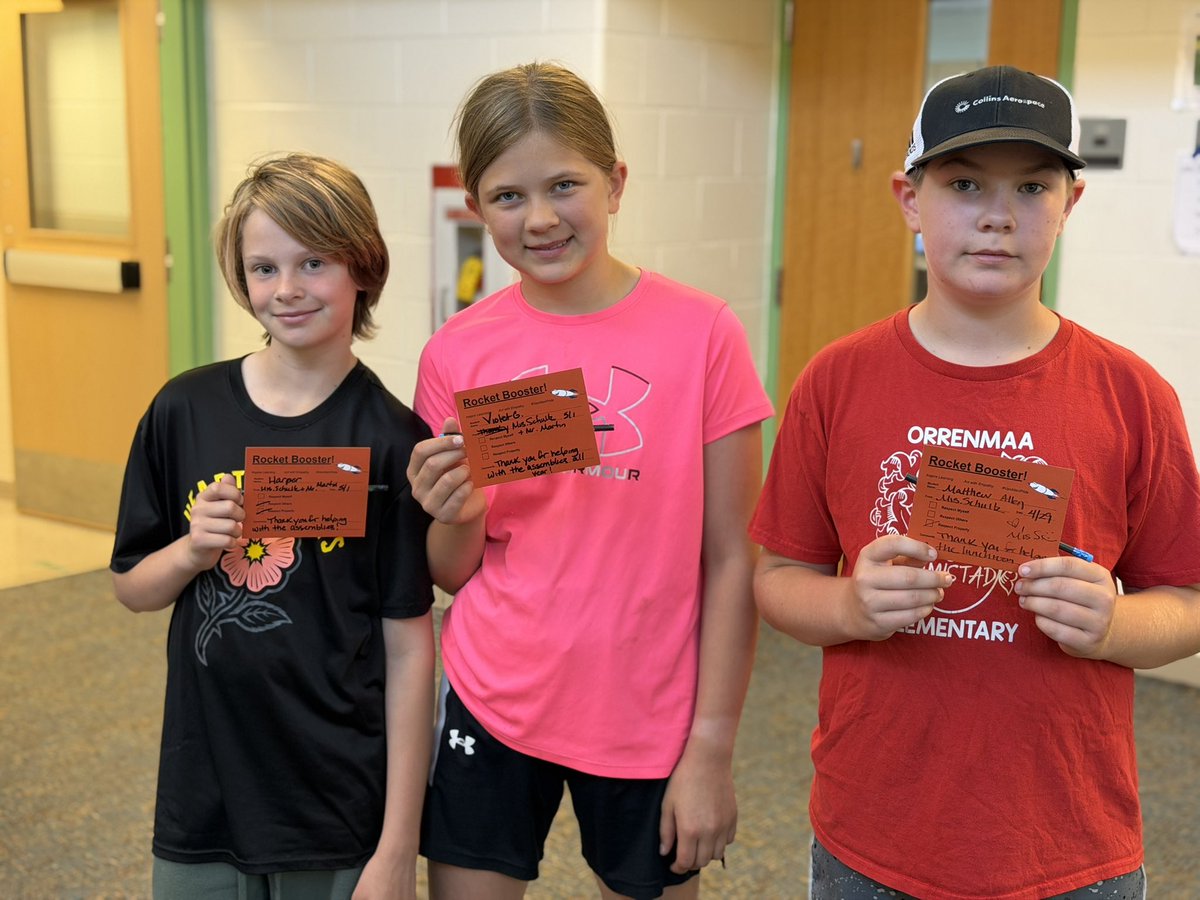 VanAllen_ICCSD's tweet photo. This week’s (and last week’s) Rocket Booster recipients! (1/3)

Respect Self, Others, and Property

#VanAllenPride 🚀 https://t.co/dz0JXrSv4u