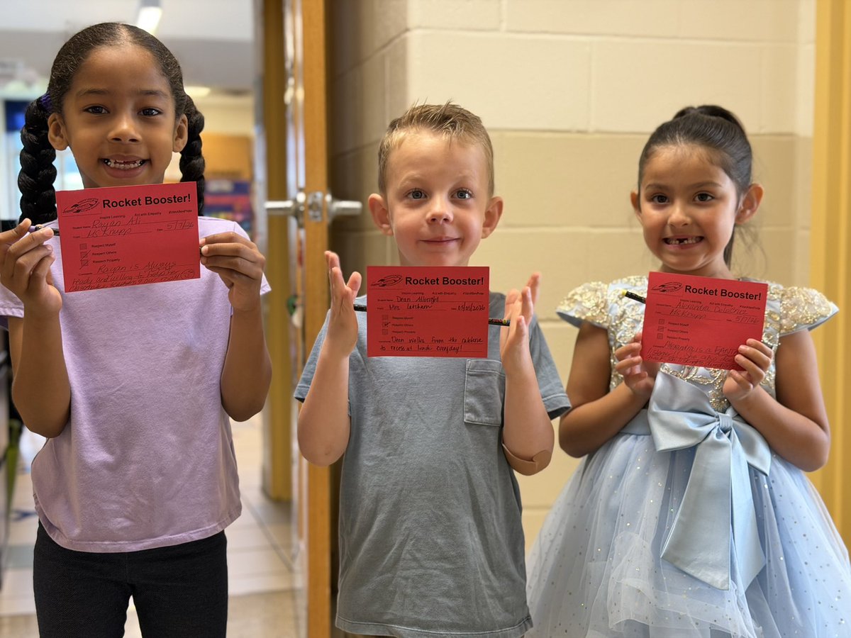 VanAllen_ICCSD's tweet photo. This week’s (and last week’s) Rocket Booster recipients! (1/3)

Respect Self, Others, and Property

#VanAllenPride 🚀 https://t.co/dz0JXrSv4u