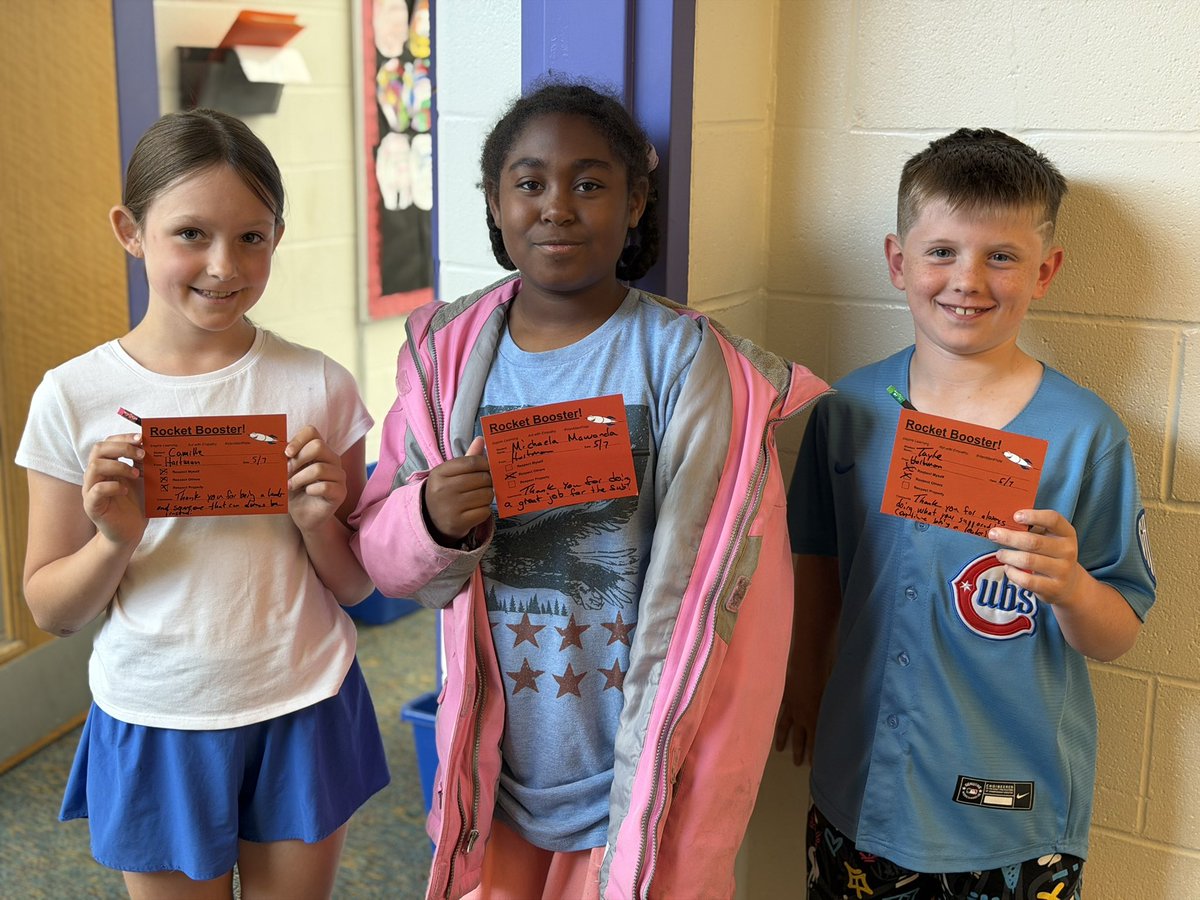 VanAllen_ICCSD's tweet photo. This week’s (and last week’s) Rocket Booster recipients! (2/3)

Respect Self, Others, and Property

#VanAllenPride 🚀 https://t.co/XnDN9MaXBe