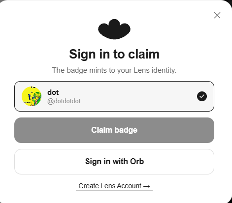 dotethsol's tweet photo. @LC 
why can't i claim my badge?
huh uh https://t.co/0bdvnVkpff