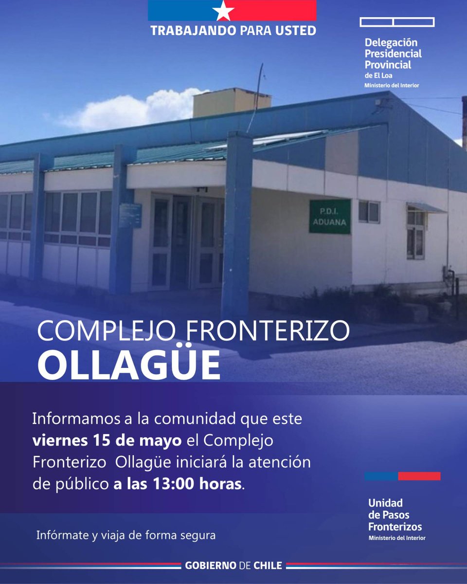 Delegación Presidencial Provincial de El Loa tweet media