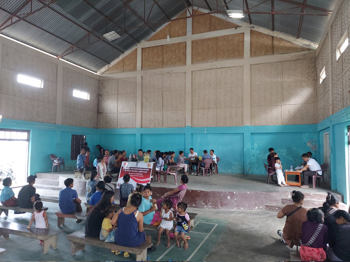 DtoMamit's tweet photo. Ayushman Arogya Shivir at Tuidam Village.
Activities: HH X-ray screening, NCD screening, IEC distribution and Awareness Campaign with Free Clinic by Kawrtethawveng Medical Officer.
#100dayscampaign #tbmuktbharat https://t.co/zNO7QQM8aA