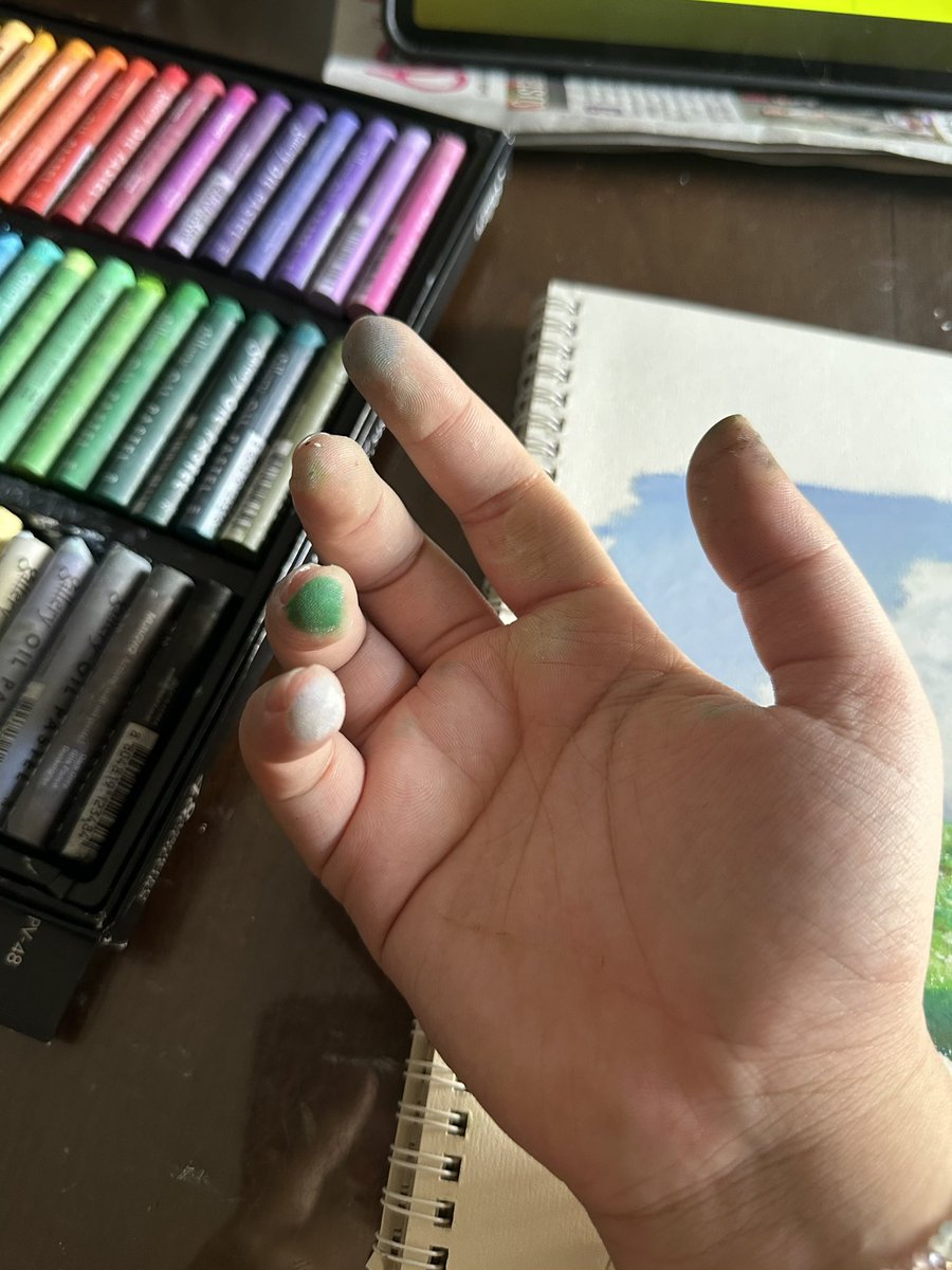 thenimthatdraws's tweet photo. อันนี้มือ                               อันนี้ฝีมือ

(ง ｡•̀ ᵕ •́｡ )ง✨ https://t.co/EKVyWkWtZz