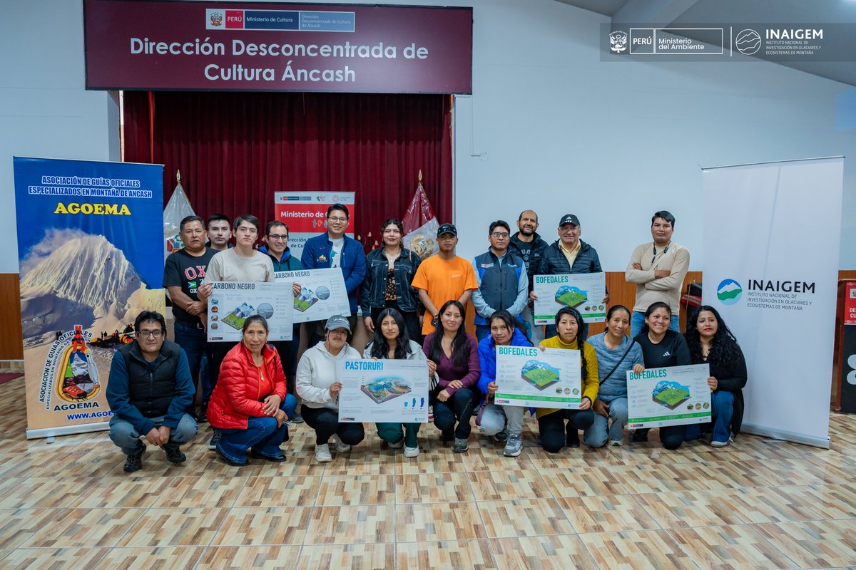 InaigemPeru's tweet photo. 🔵#INAIGEMInforma | CIENCIA PARA EL TURISMO: INAIGEM CAPACITA A GUÍAS DE ALTA MONTAÑA EN LA CIUDAD DE HUARAZ

👀 Lee la nota completa: https://t.co/UyJcF80QbJ
------------------------------------------------
#INAIGEM https://t.co/UIYgXOx5B3