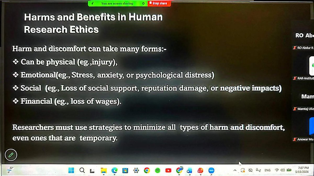 RARInstitute's tweet photo. RAR Institute – Diploma Program | Semester 3

Today’s session on Human Research Ethics, conducted by Mr. Kaisayr, was really engaging and insightful. 

Read &amp; View more: https://t.co/wOd4WDapTm https://t.co/C11KVwogLG