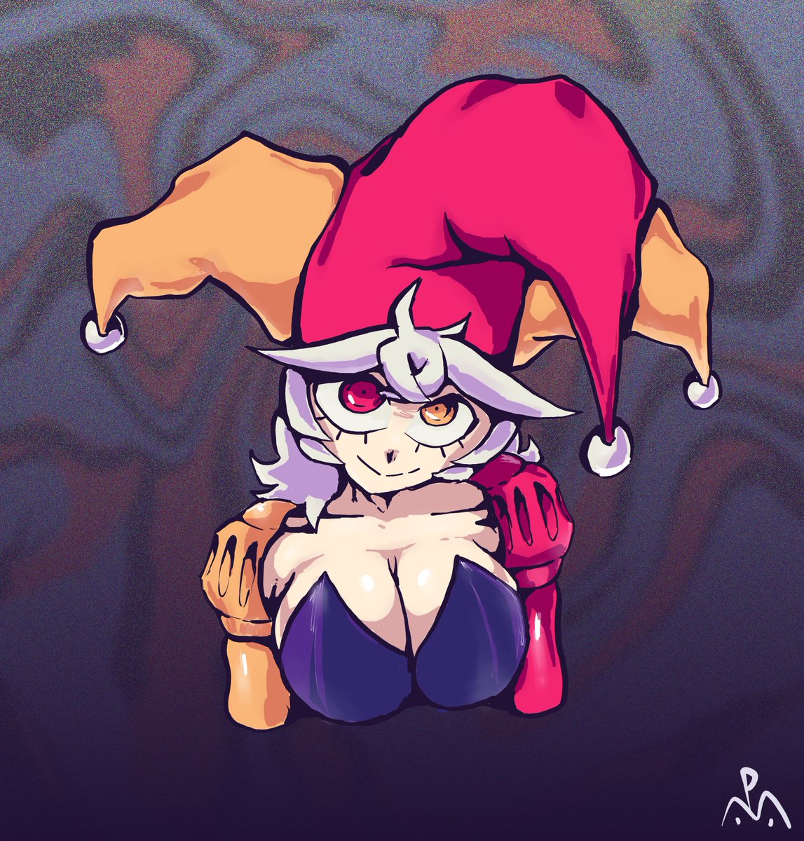 PiMy_xd's tweet photo. un simple dibujo de la balatrina con el estilo de... se supone que helltaker https://t.co/JRcvMpUZNw