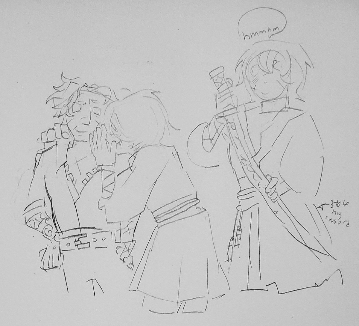 Blade Lineage x Kurokumo Heathdon. I think I could draw any ids or egos ...