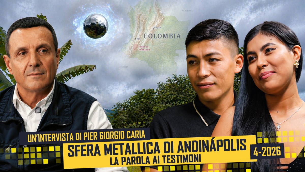 cariapg's tweet photo. 🌎 Nel mio viaggio a Città del Messico nel marzo 2026 ho intervistato Yefer Estiven Vargas (El Chupi) e sua sorella Ximena Jaramillo, protagonisti dell’avvistamento di Andinápolis, in Colombia.

Leggi tutto 👉 https://t.co/lQ9rT1KpTG https://t.co/3WiZLjXe6A