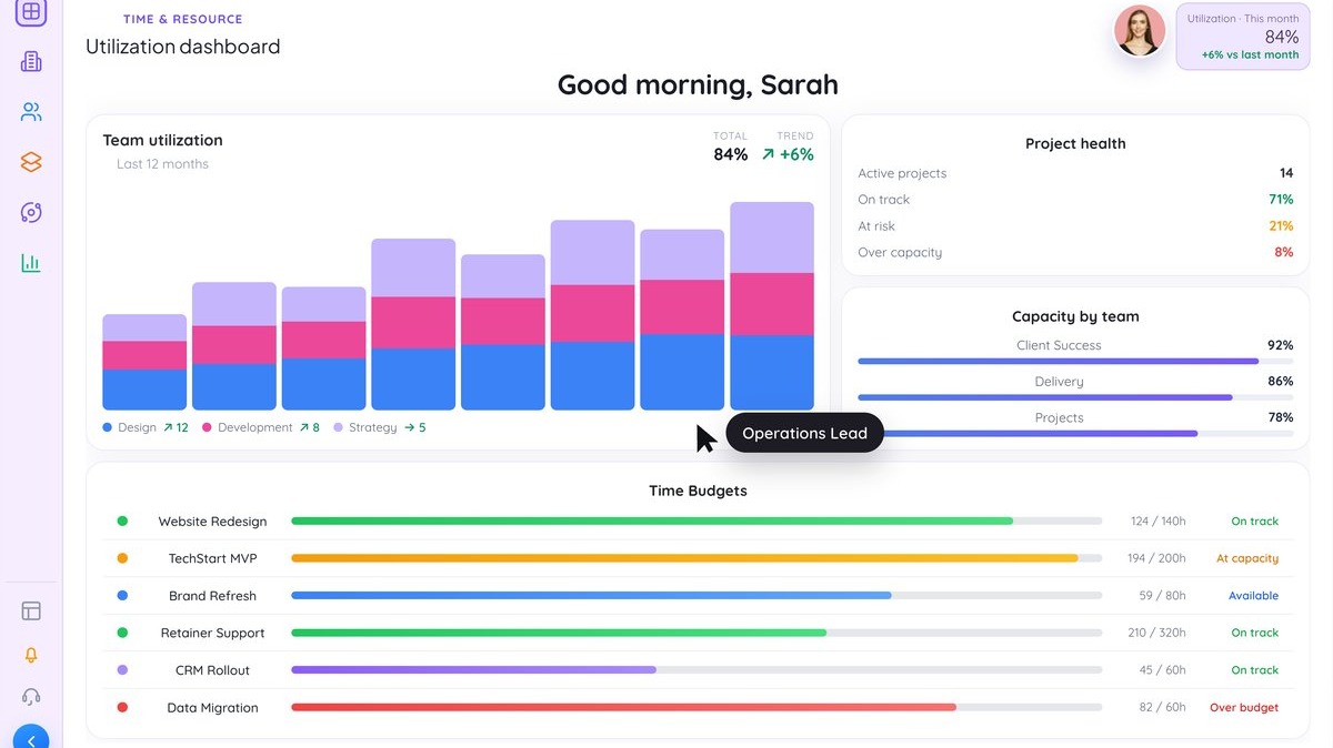 flowqi's tweet photo. Stop running your agency across 10 different tools.

FlowQi is one operating system for agencies, freelancers, consultants, and project-based teams. CRM, projects, resource planning, and invoicing. All in one flow.