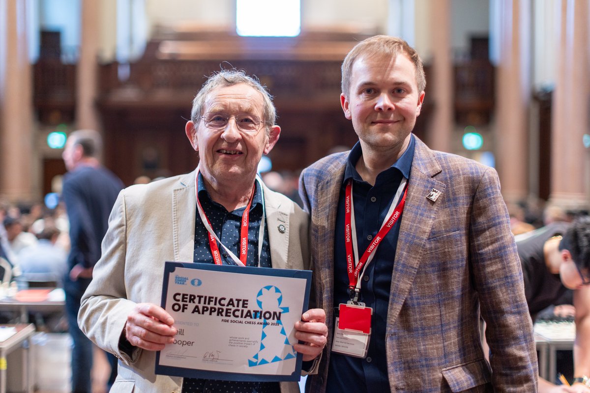 ecfchess's tweet photo. 🎙️ It’s Your Move returns tonight at 7 pm with an interview with Neill Cooper, ECF Manager of English Schools Chess.

Neill shares insights into school competitions across the UK and how to get involved.

▶️ https://t.co/n04NLX0q6j https://t.co/YuDptJgim7