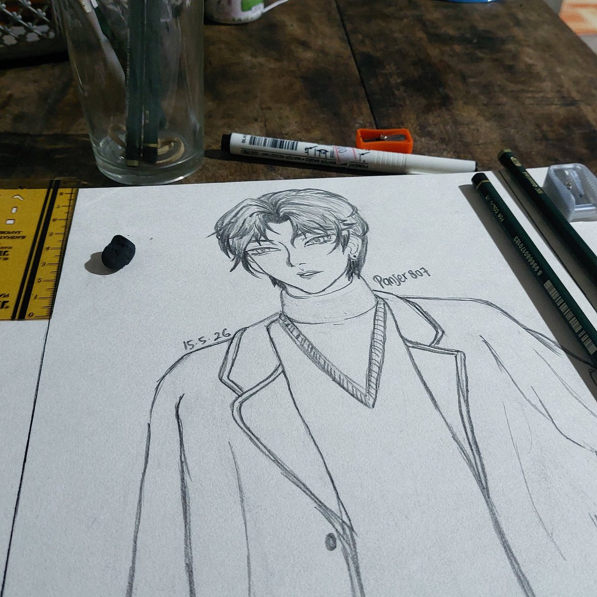 panjers807's tweet photo. - "cooked this while sad songs on repeat… whole vibe is just broken fr 💔"
#artmootsㅤㅤㅤㅤ
#sketch
#artmootspleaseinteract #mootsart #lowkeyart #artdump #drawingsession https://t.co/2BXtAQRyJF