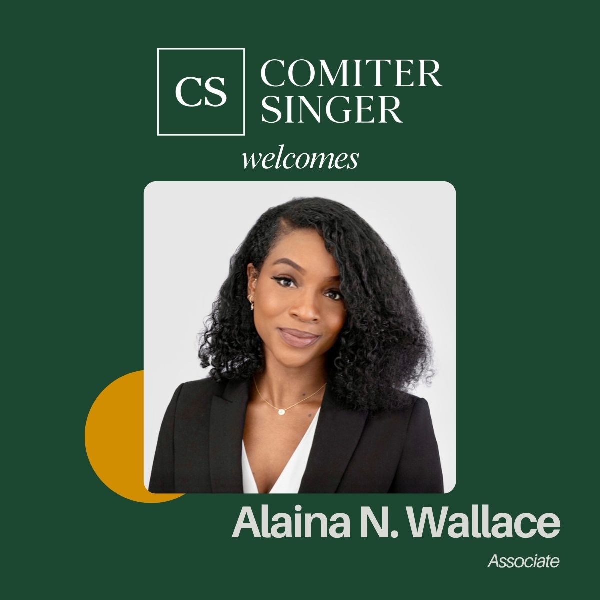 comitersinger's tweet photo. Comiter Singer continues to grow! We are proud to welcome Elizabeth Quesada, Esq., and Alaina Wallace, Esq., as Associates.  Their additions reflect Comiter Singer’s continued growth across South Florida as we expand our team. 

Join us in welcoming them! https://t.co/KVbiAepGpV https://t.co/QFgS4Mp9bn