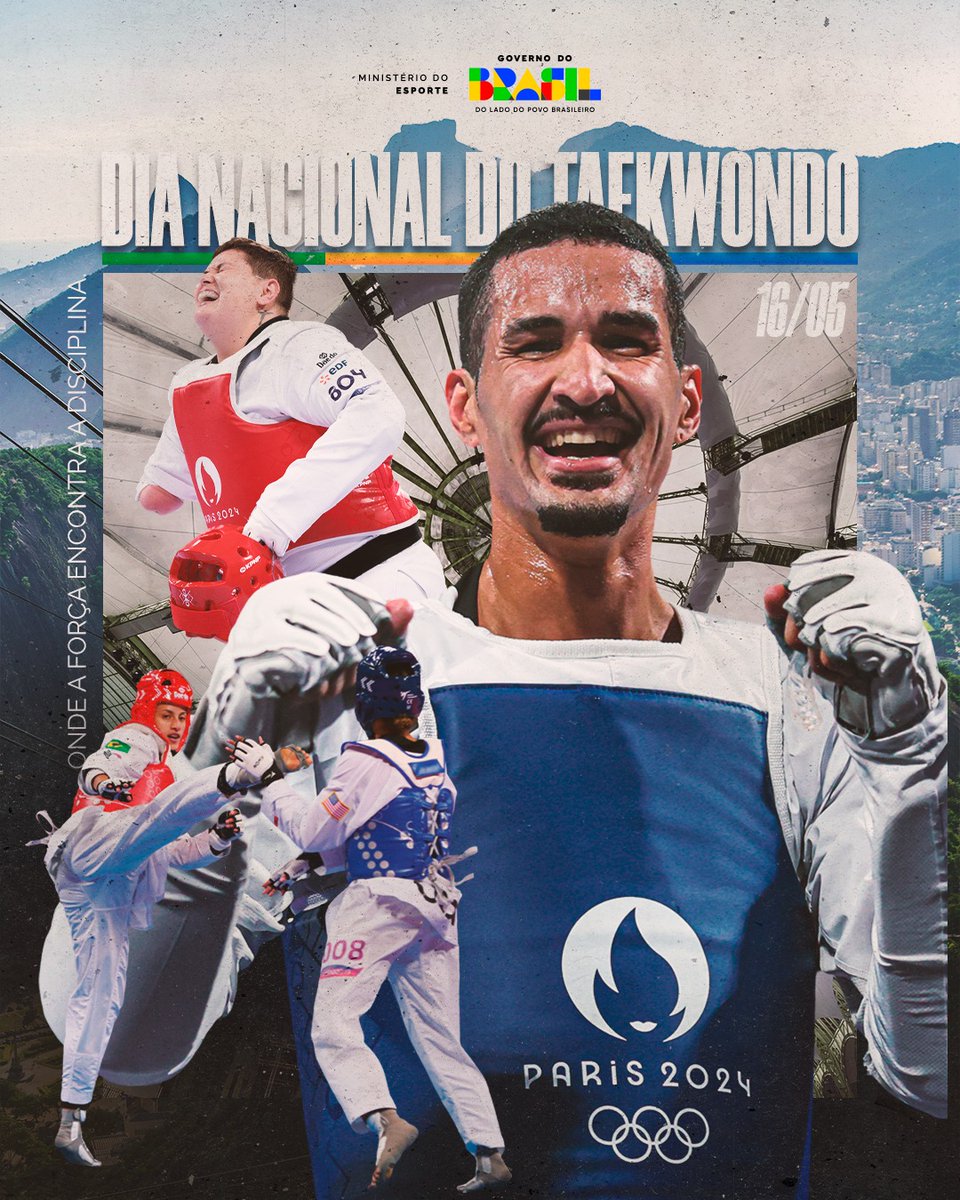 EsporteGovBR's tweet photo. Hoje celebramos o Taekwondo, esporte que ensina disciplina, respeito e perseverança dentro e fora dos tatames.
🥋Seguimos apoiando atletas e fortalecendo oportunidades para o esporte crescer cada vez mais no Brasil.
#DiaNacionalDoTaekwondo #MESP #Esporte https://t.co/MUz7SOBjoF